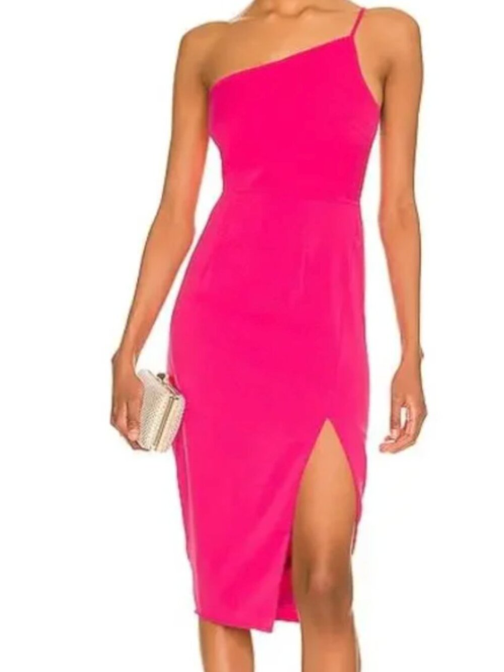 Lovers & Friends Lazo Midi One Shoulder Dress